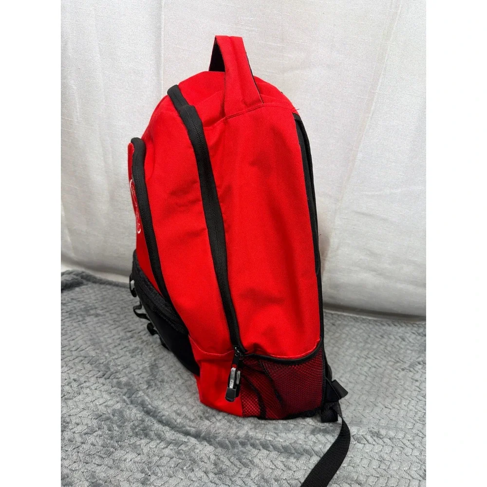 Atlanta Hawks Basketball Club NBA Backpack Red Black Padded Straps Laptop Sleeve
